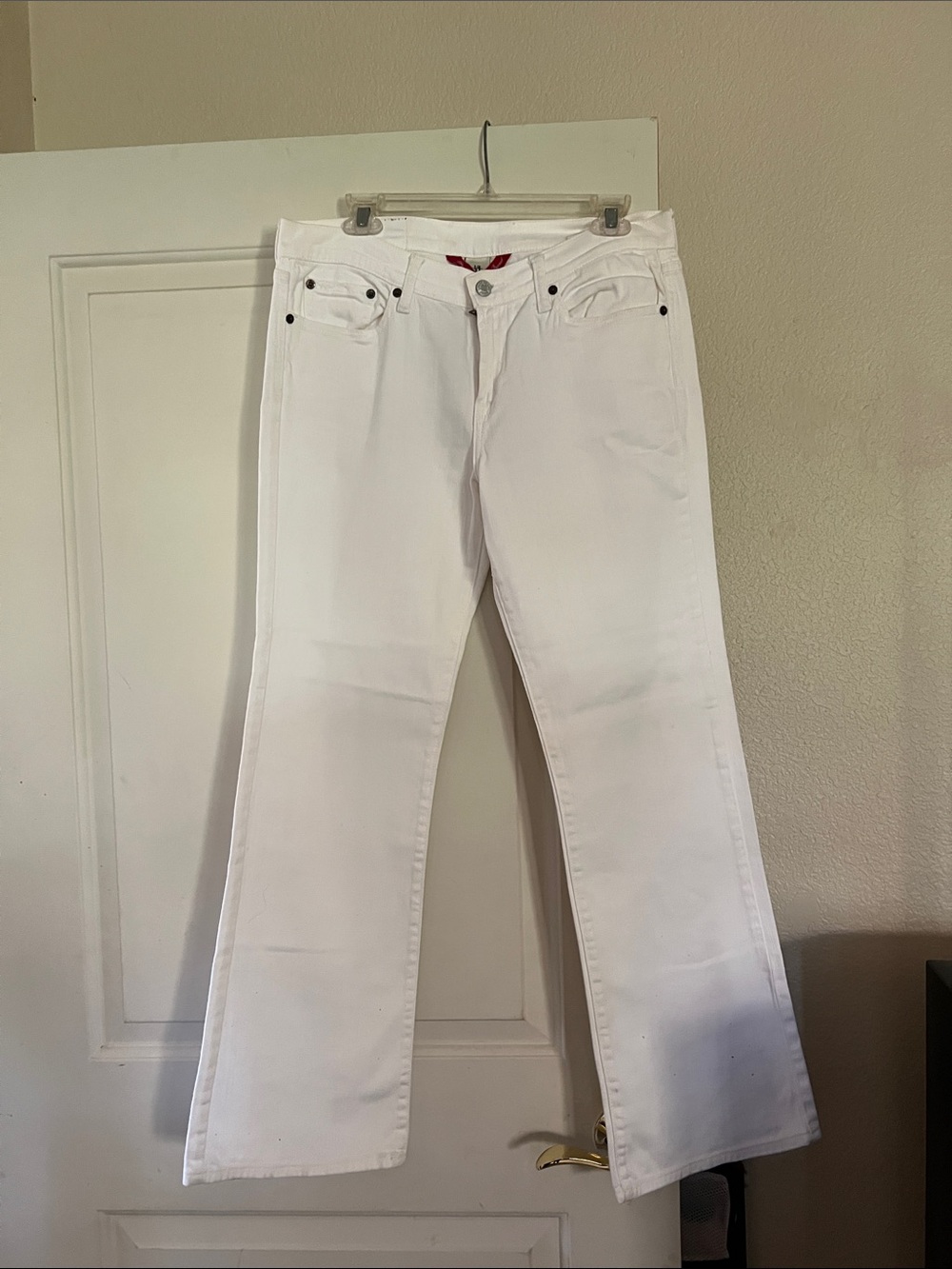Lucky Brand White Flare Jeans